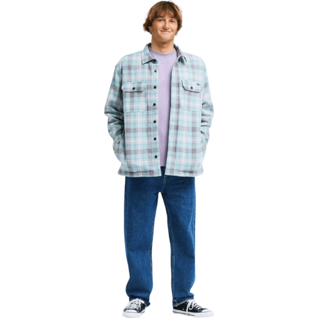 2026 Billabong Mens Offshore Lined Overshirt EBYWT03034 - Blue Surf